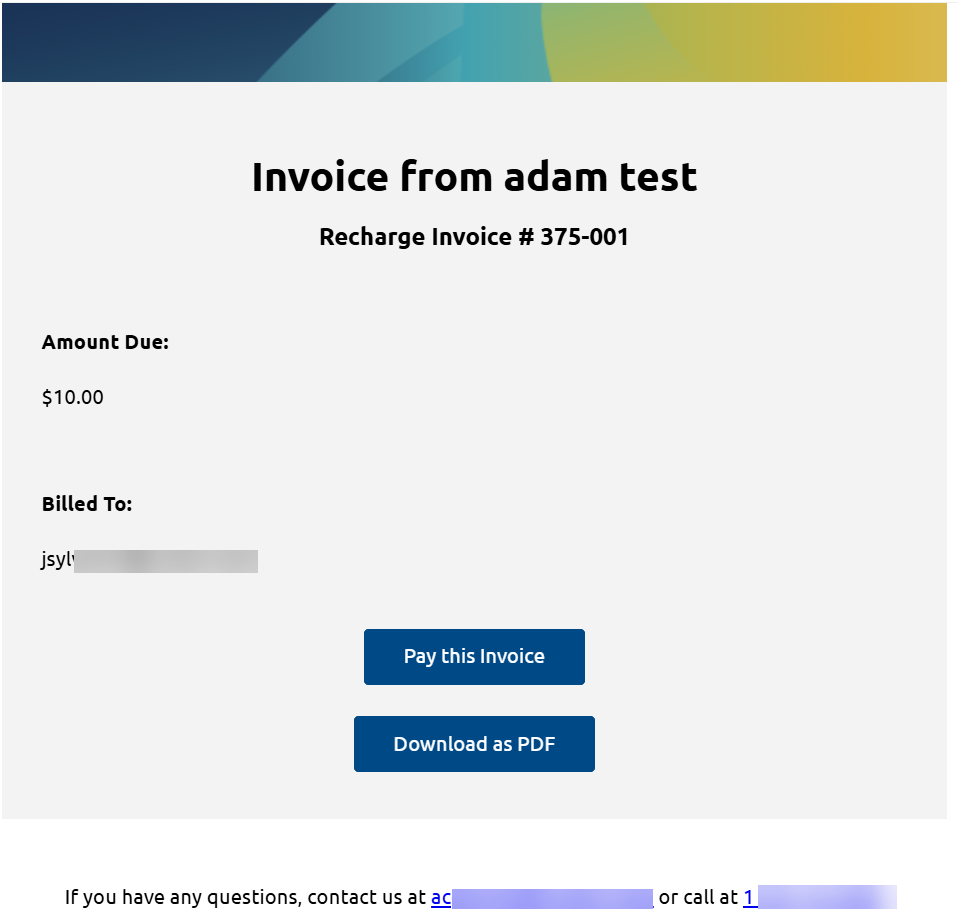 Customer Email Notification
