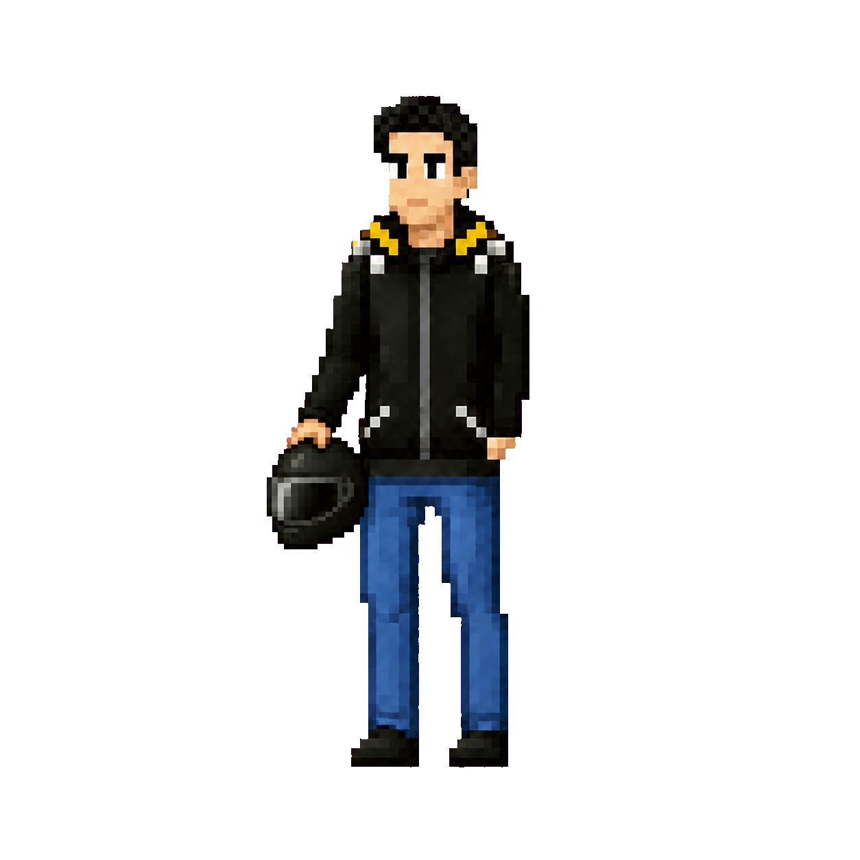 Adam's pixel-art portrait