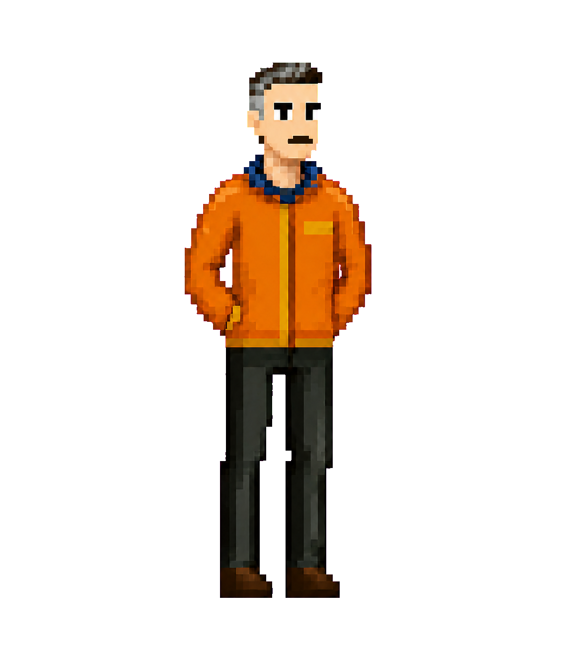 Cal's pixel-art portrait