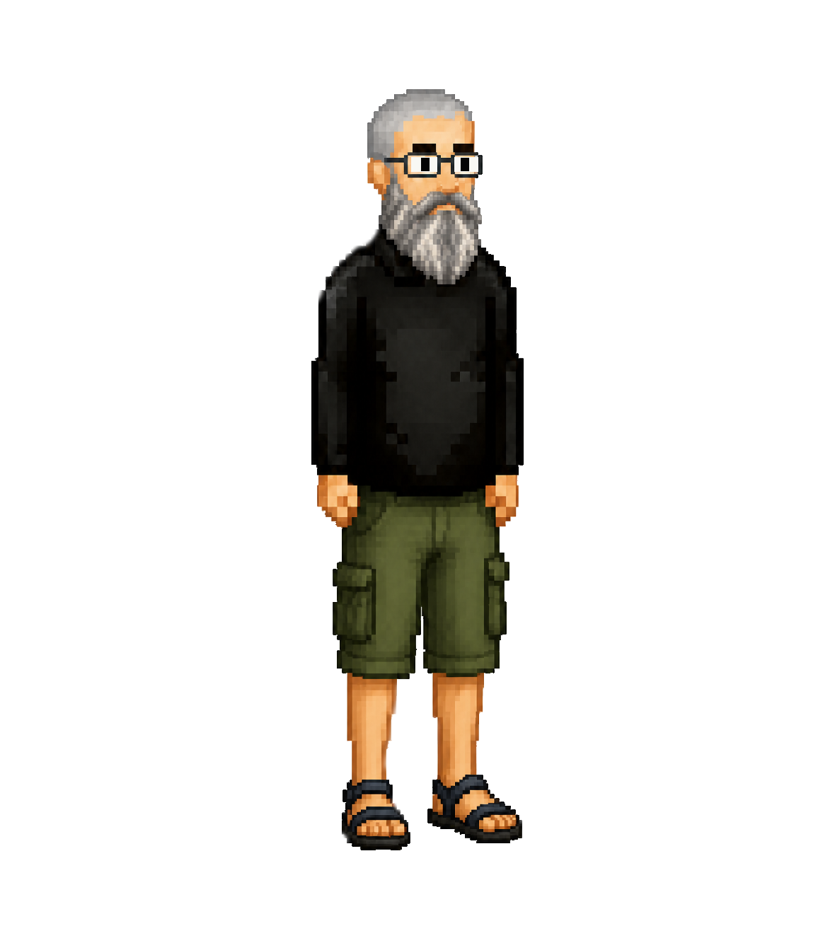 Jason's pixel-art portrait