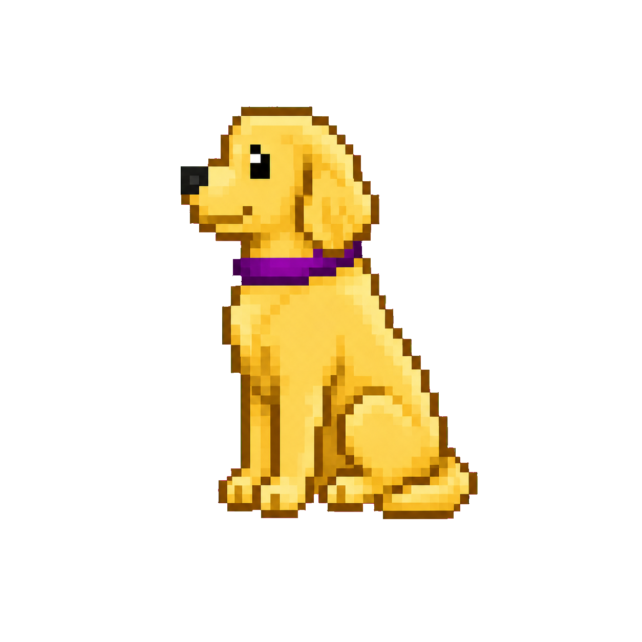 Odin's pixel-art portrait