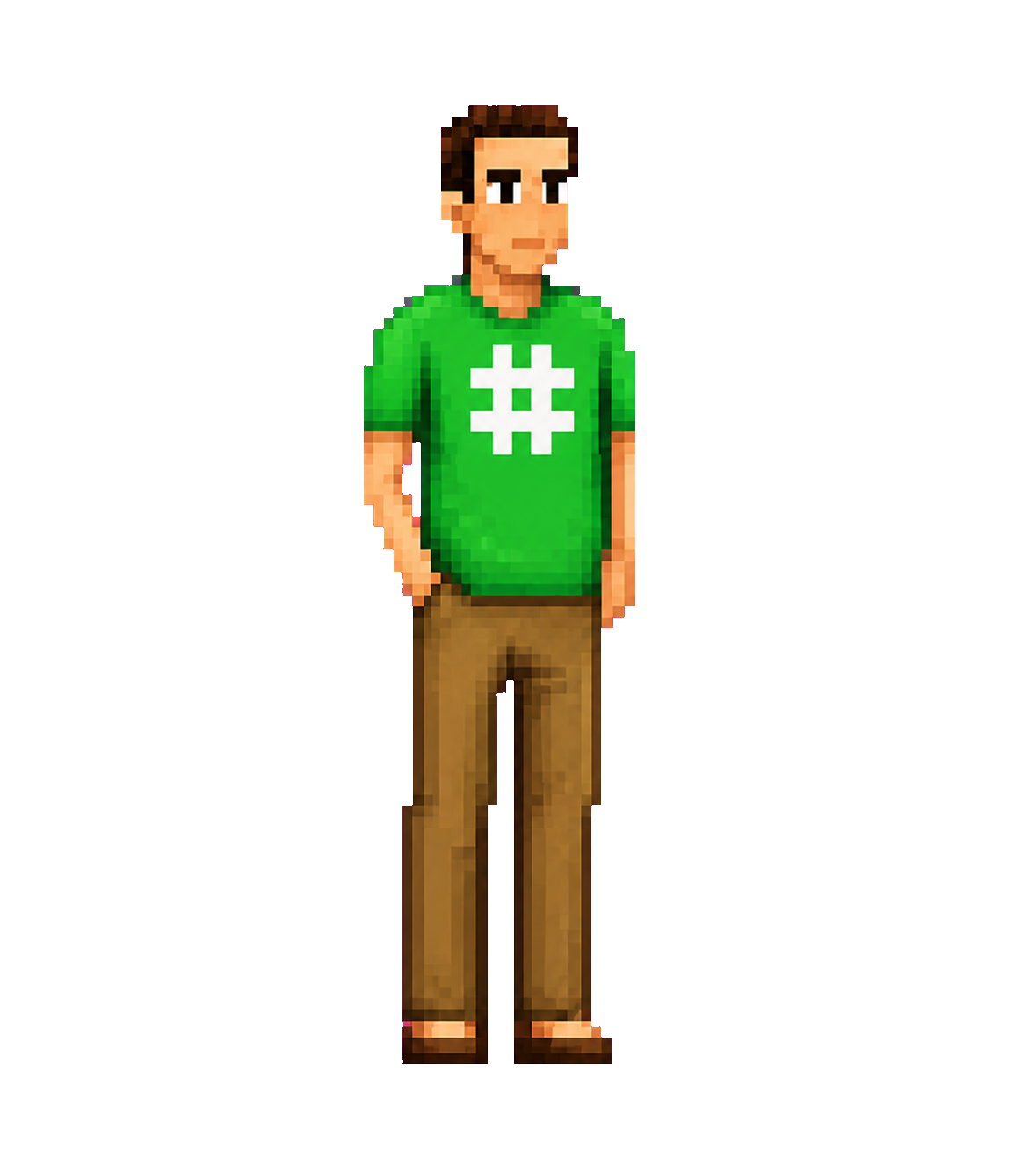 Scott's pixel-art portrait